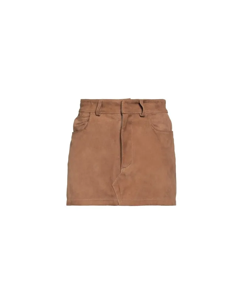 DFOUR HOSEN & RÖCKE - Miniröckeauf YOOX.COM Kamel