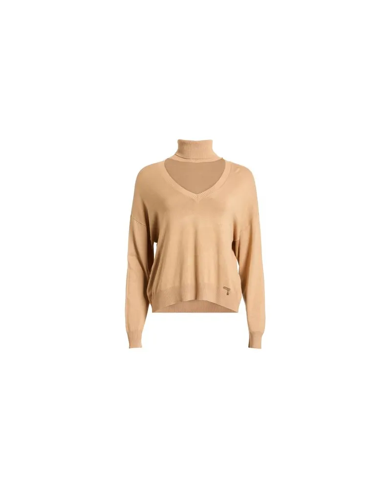 Gaudi JEANS - STRICKWAREN - Rollkragenpulloverauf YOOX.COM Sand