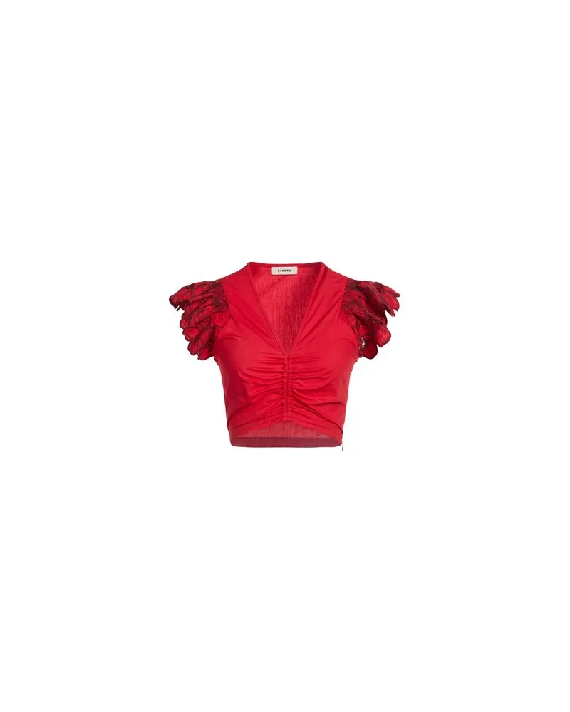 Sandro TOPS - Topsauf YOOX.COM Rot