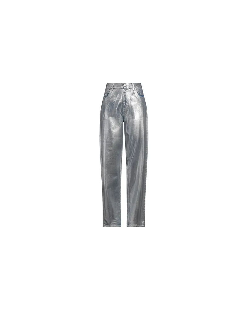 PT TORINO HOSEN & RÖCKE - Jeanshosenauf YOOX.COM Silber