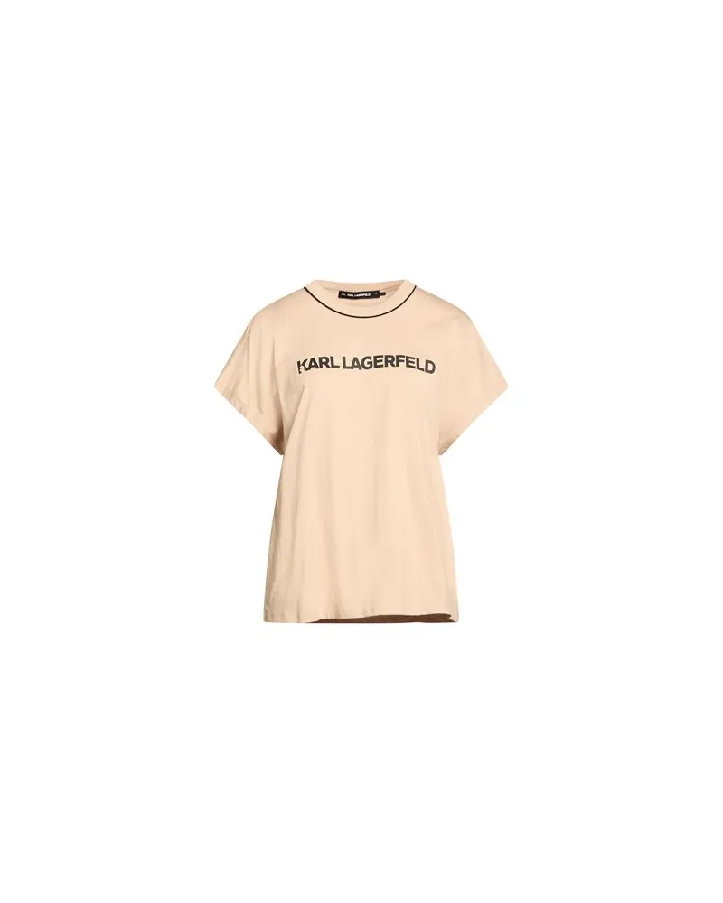 Karl Lagerfeld TOPS - T-shirtsauf YOOX.COM Beige
