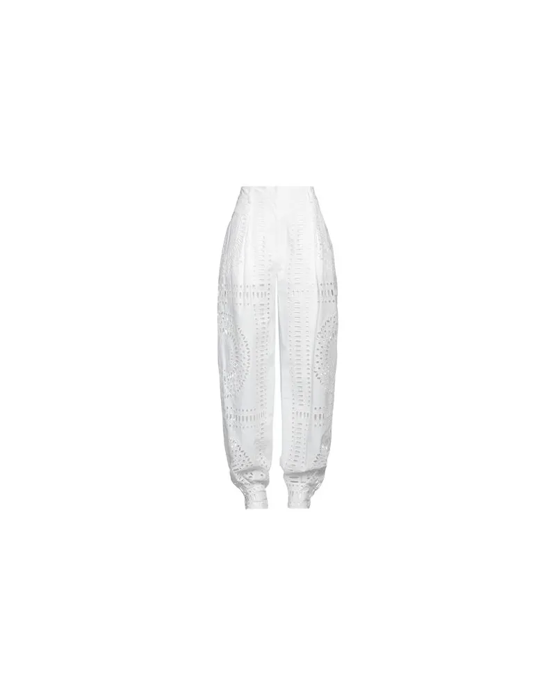Alberta Ferretti HOSEN & RÖCKE - Hosenauf YOOX.COM Weiß