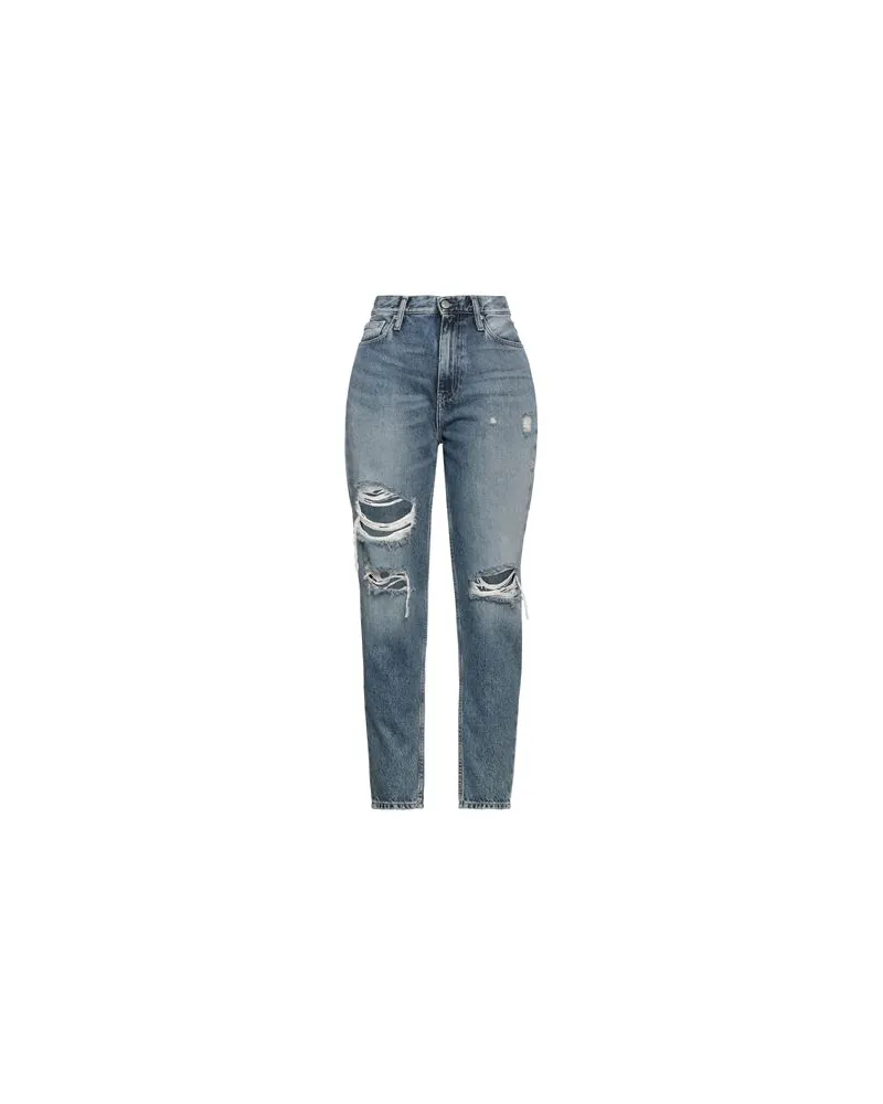 Calvin Klein HOSEN & RÖCKE - Jeanshosenauf YOOX.COM Blau