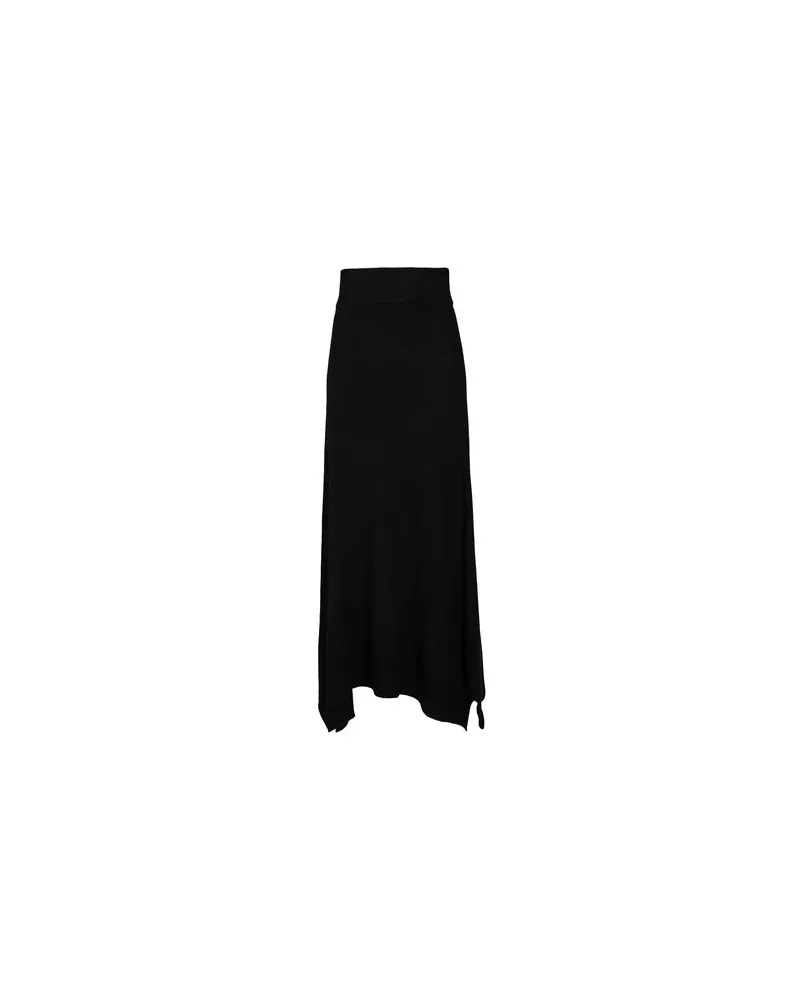 8 by Yoox WOOL BLEND KNIT COLUMN MAXI SKIRT  - HOSEN & RÖCKE - Maxi-Röckeauf YOOX.COM Schwarz