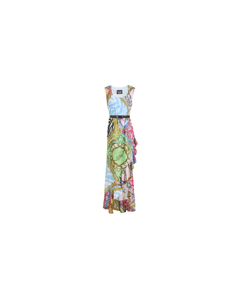 Moschino KLEIDER - Maxi-Kleiderauf YOOX.COM Himmelblau