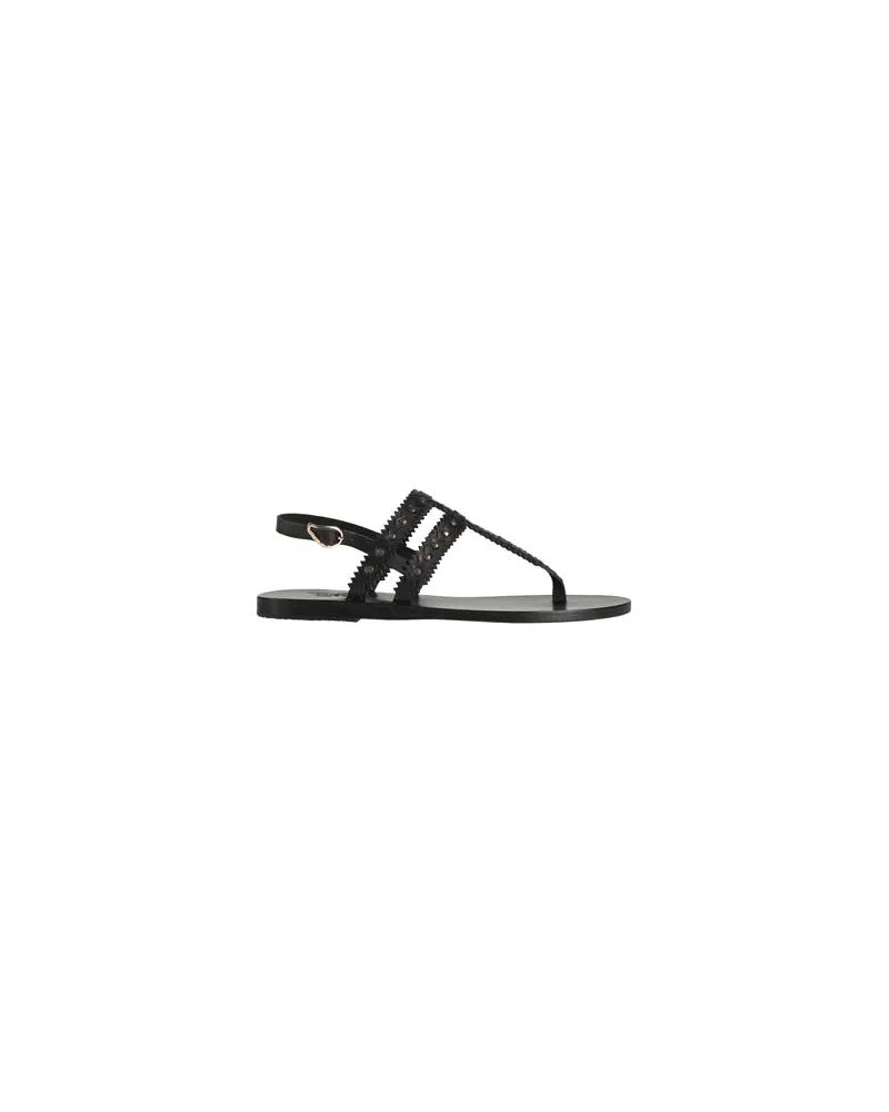 Ancient Greek Sandals SCHUHE - Zehentrennerauf YOOX.COM Schwarz