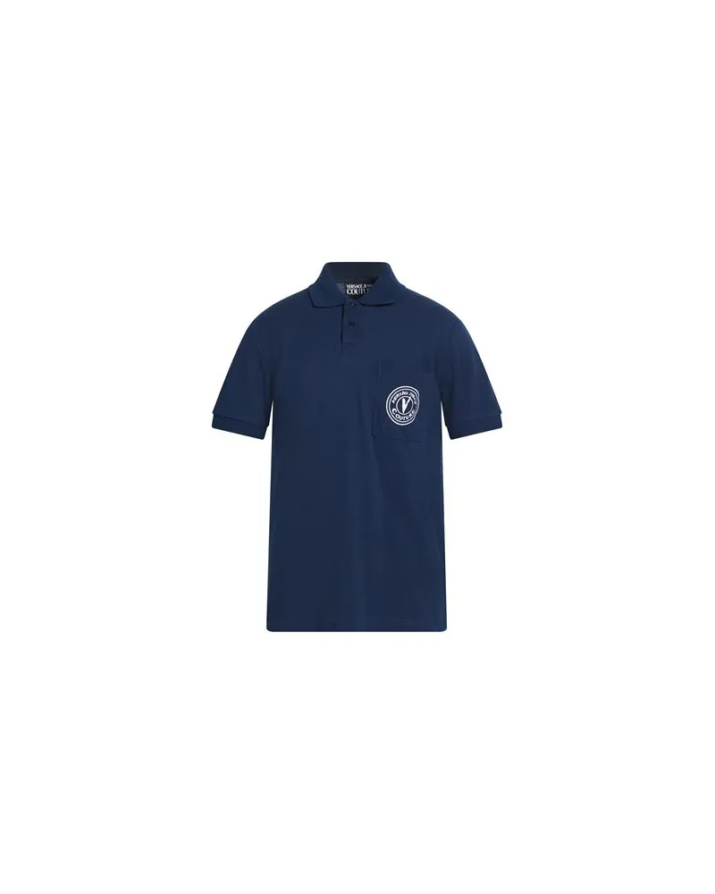 Versace Jeans TOPS - Poloshirtsauf YOOX.COM Marineblau