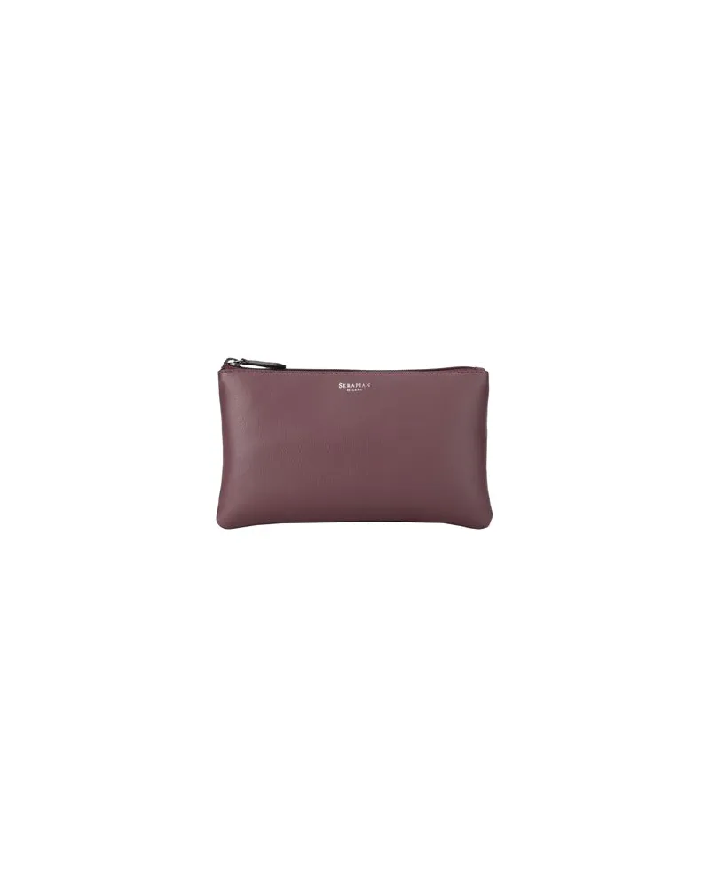 Serapian FILTERING MASKS POUCH GRAPE - Kleinlederwaren - Kosmetiktäschchenauf YOOX.COM Bordeaux
