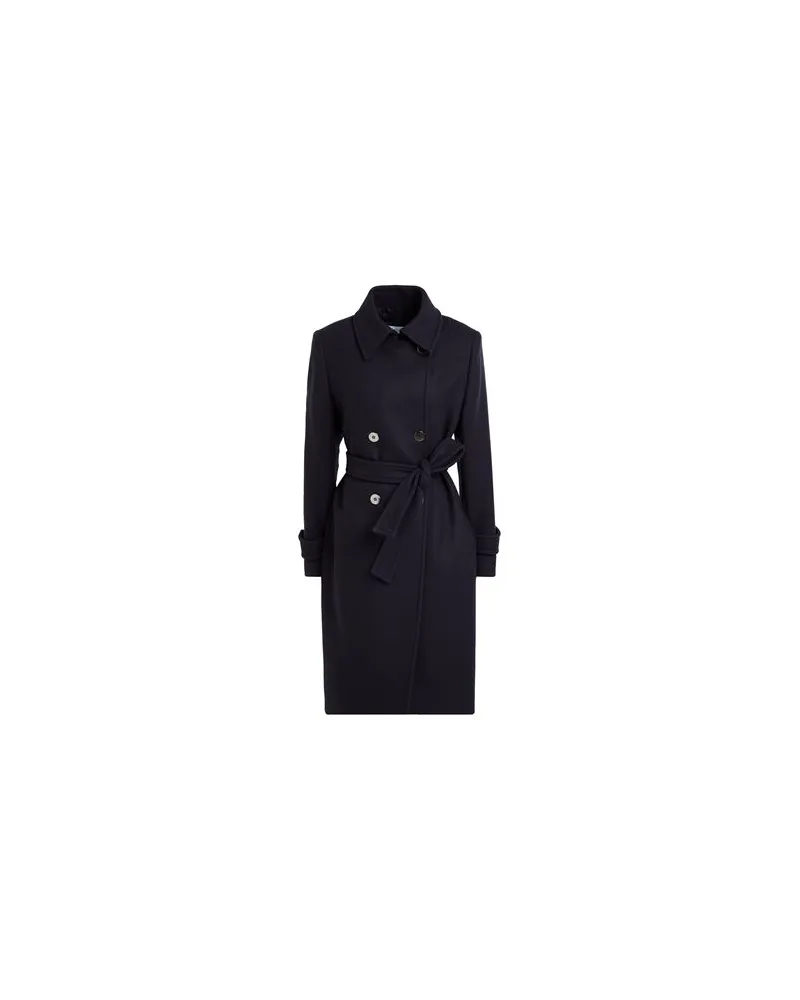 Caractère JACKEN & MÄNTEL - Mäntelauf YOOX.COM Marineblau