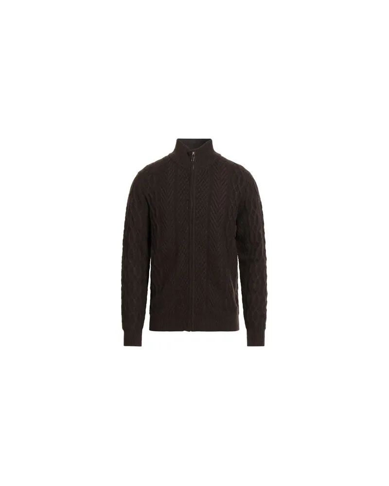 Majestic STRICKWAREN - Strickjackenauf YOOX.COM Dunkelbraun