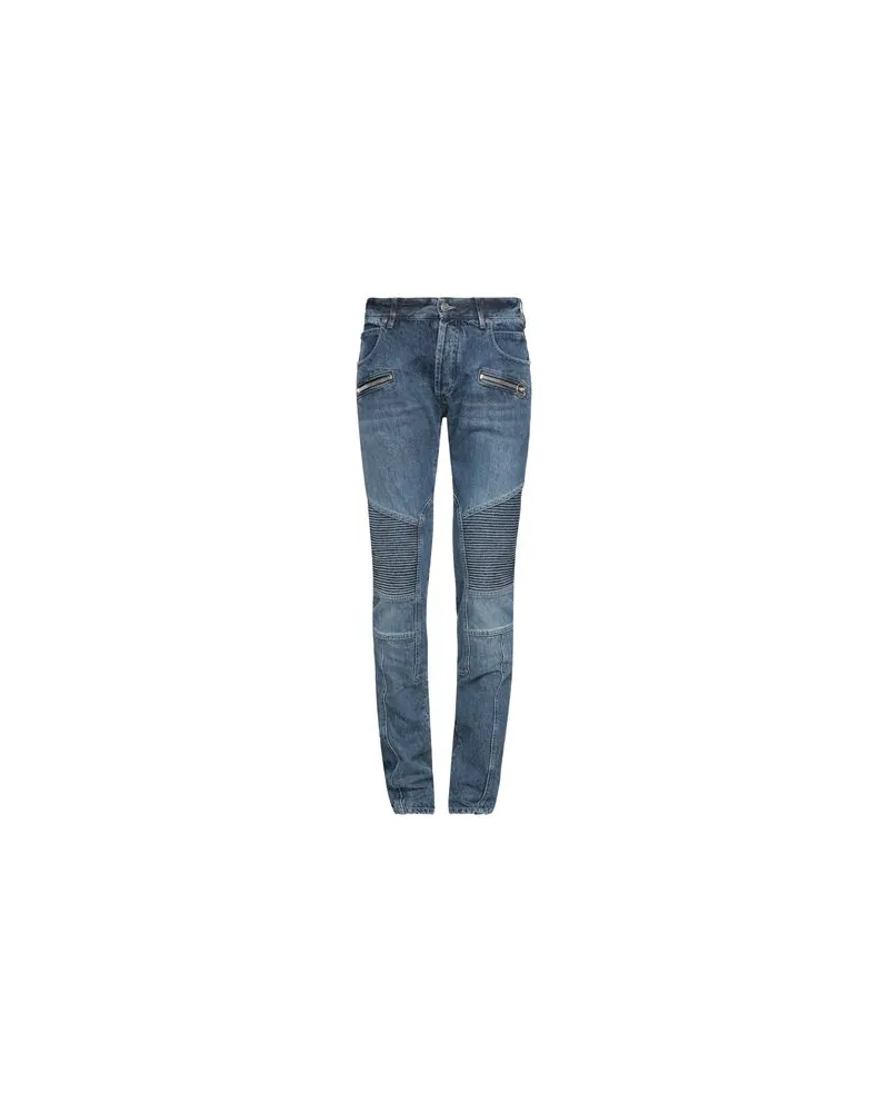 Balmain HOSEN & RÖCKE - Jeanshosenauf YOOX.COM Blau