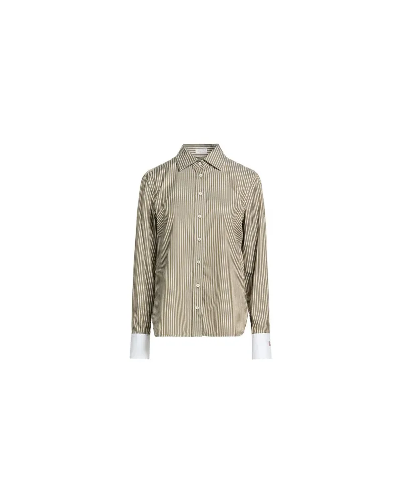 Brunello Cucinelli TOPS - Hemdenauf YOOX.COM Militärgrün