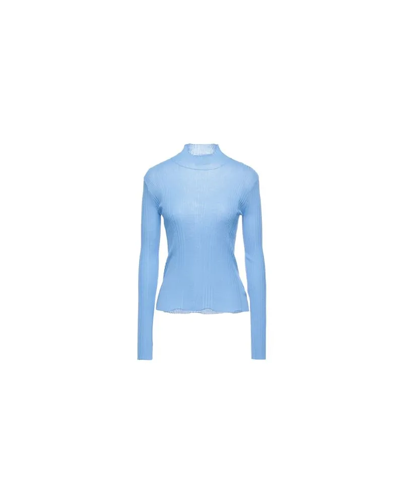 Roberto Collina STRICKWAREN - Rollkragenpulloverauf YOOX.COM Azurblau
