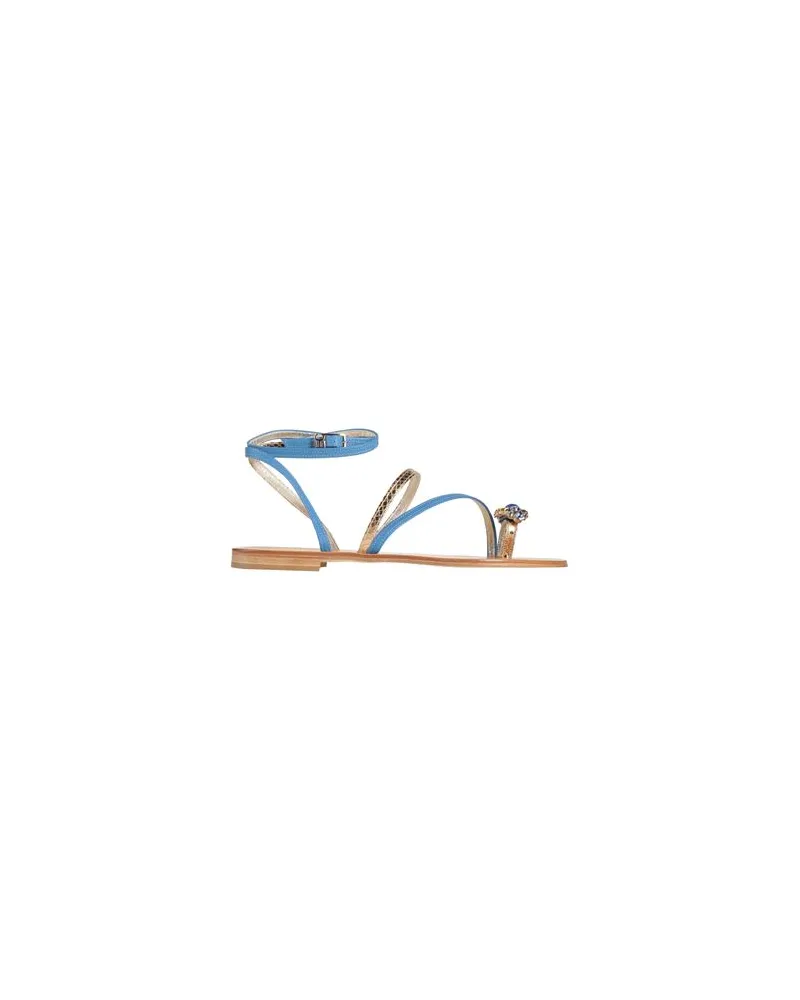 Emanuela Caruso SCHUHE - Zehentrennerauf YOOX.COM Azurblau