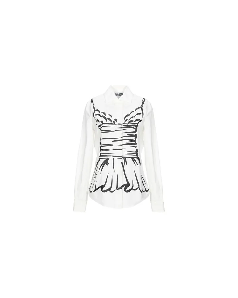 Moschino TOPS - Hemdenauf YOOX.COM Weiß