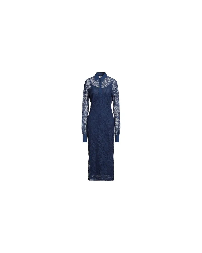 Blumarine KLEIDER - Maxi-Kleiderauf YOOX.COM Marineblau