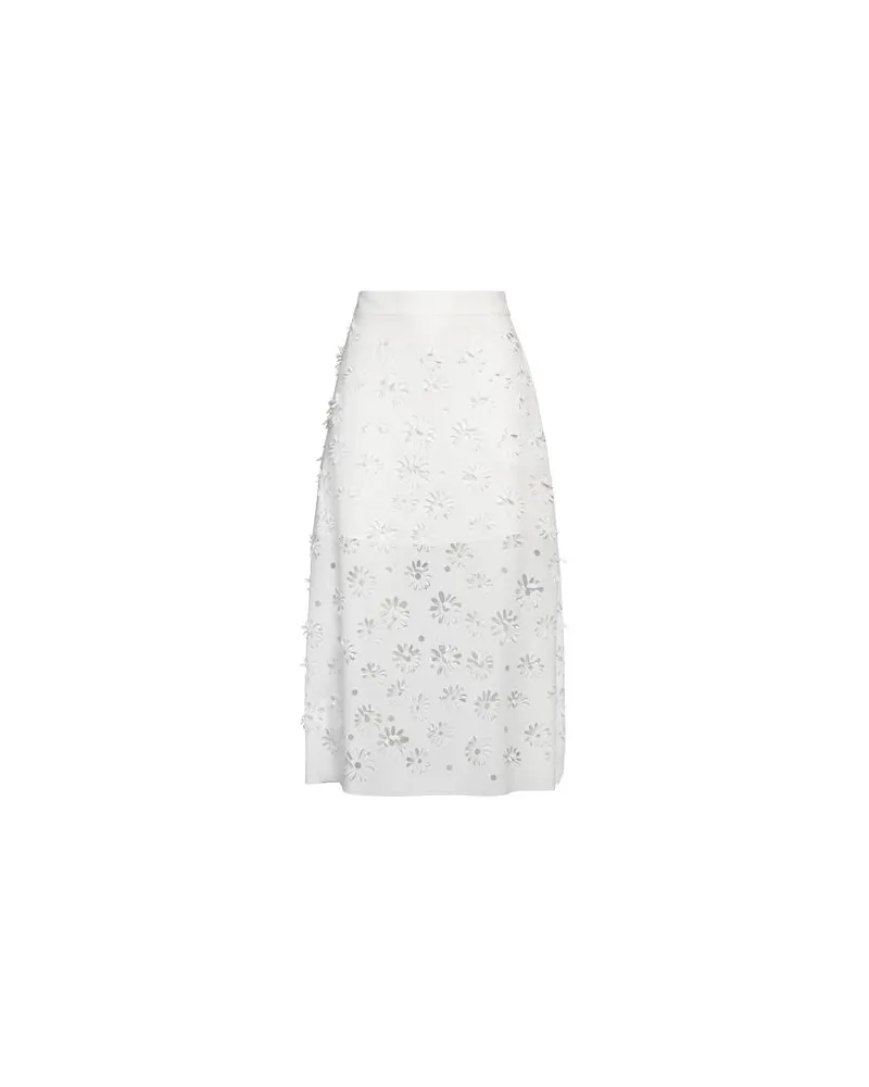 Moschino HOSEN & RÖCKE - Midi-Röckeauf YOOX.COM Weiß