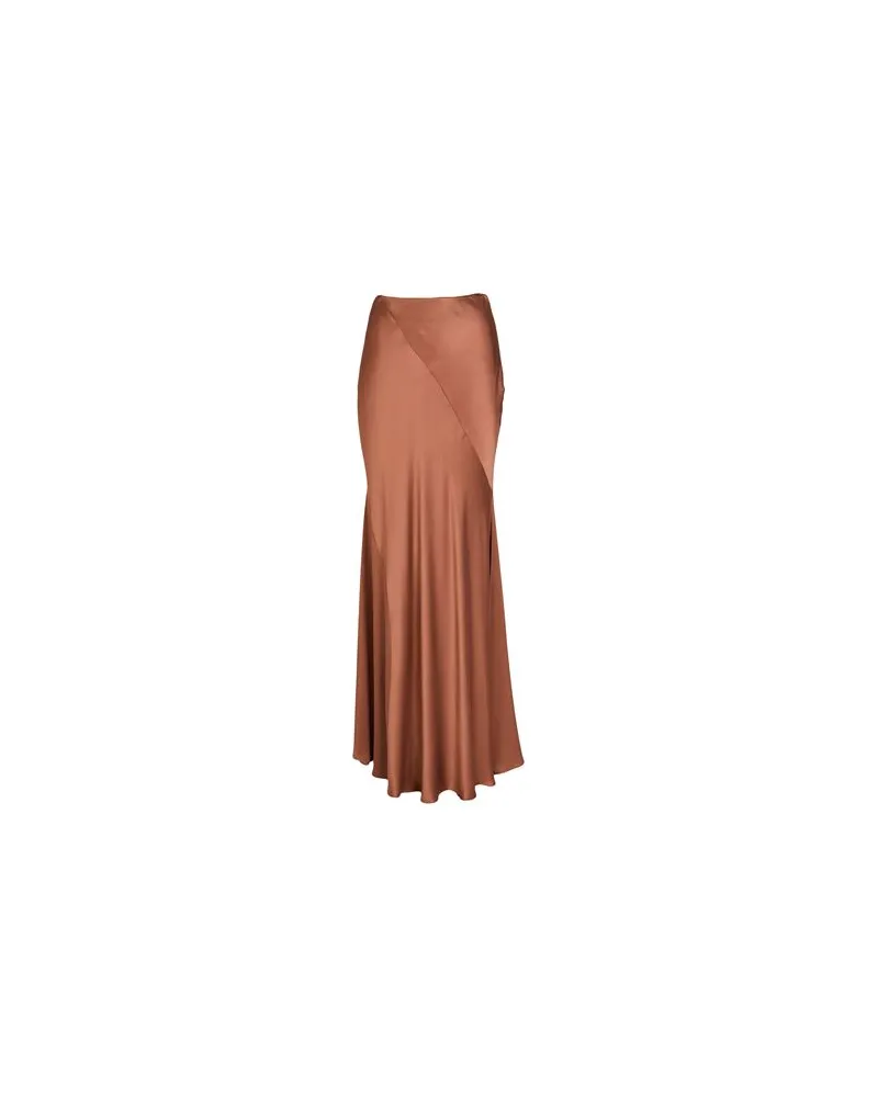 Alberta Ferretti HOSEN & RÖCKE - Maxi-Röckeauf YOOX.COM Bronze