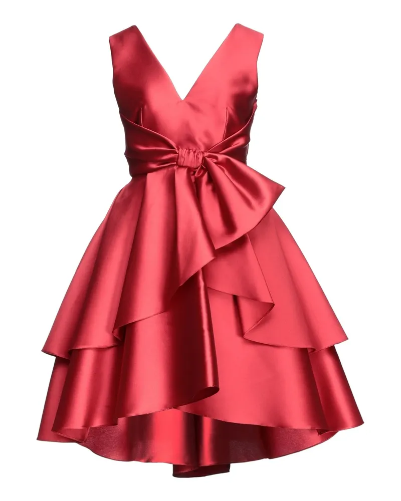 Alberta Ferretti Midi-Kleid Rot