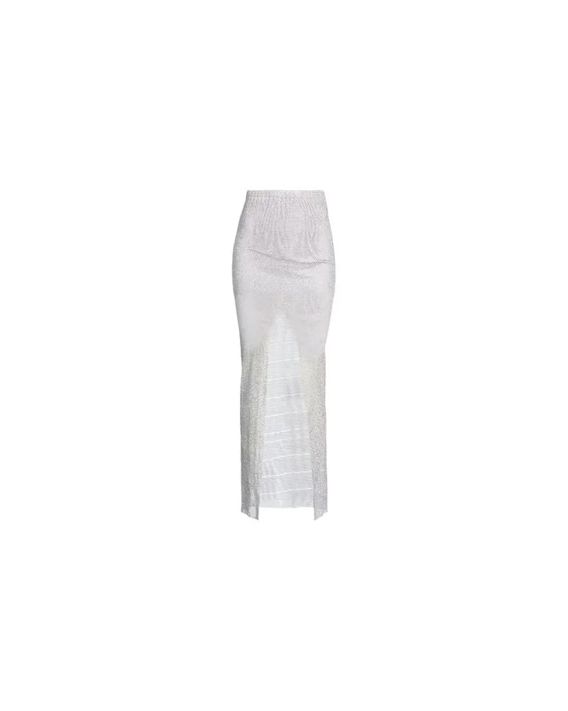 SANTA Brands HOSEN & RÖCKE - Maxi-Röckeauf YOOX.COM Silber