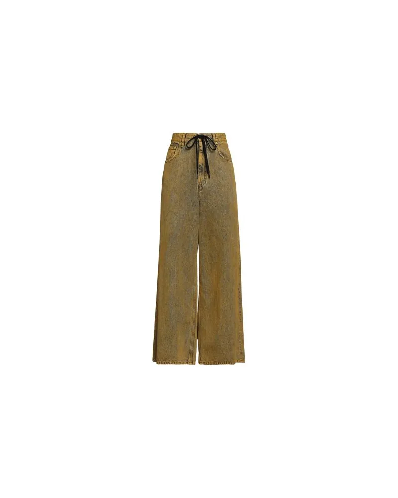 Maison Margiela HOSEN & RÖCKE - Jeanshosenauf YOOX.COM Senf