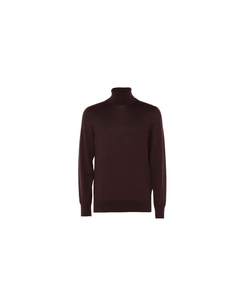 Dunhill STRICKWAREN - Rollkragenpulloverauf YOOX.COM Bordeaux