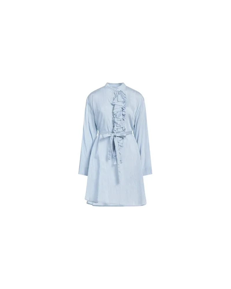 DOUUOD KLEIDER - Mini-Kleiderauf YOOX.COM Hellblau