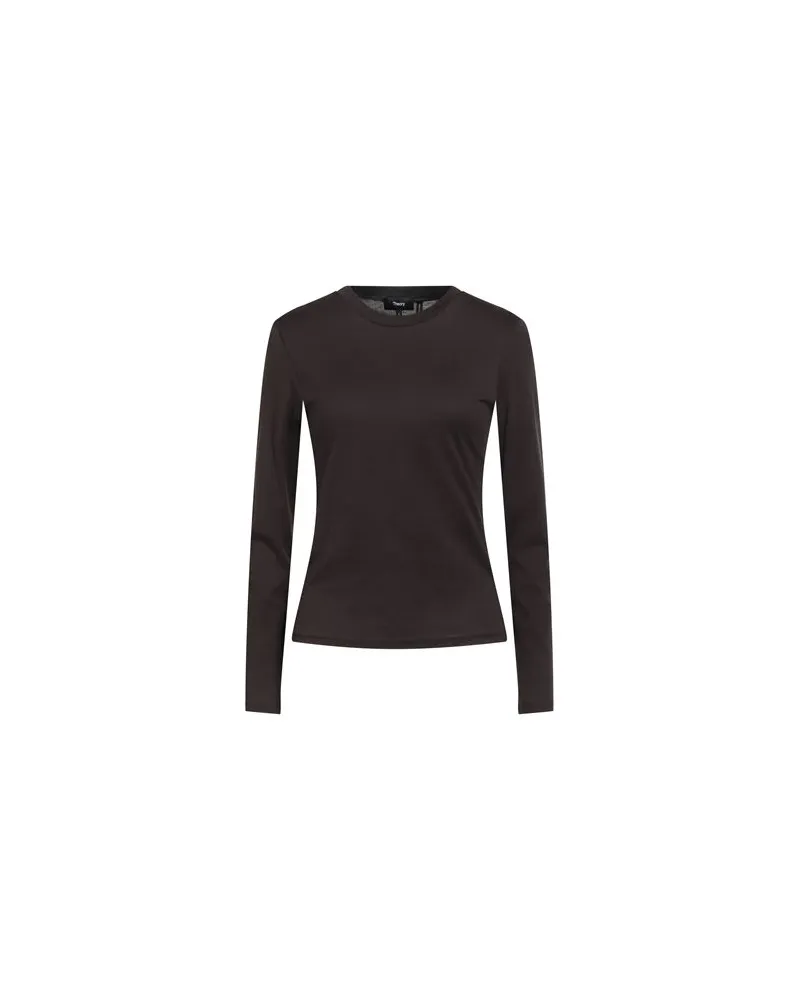 Theory TOPS - T-shirtsauf YOOX.COM Dunkelbraun