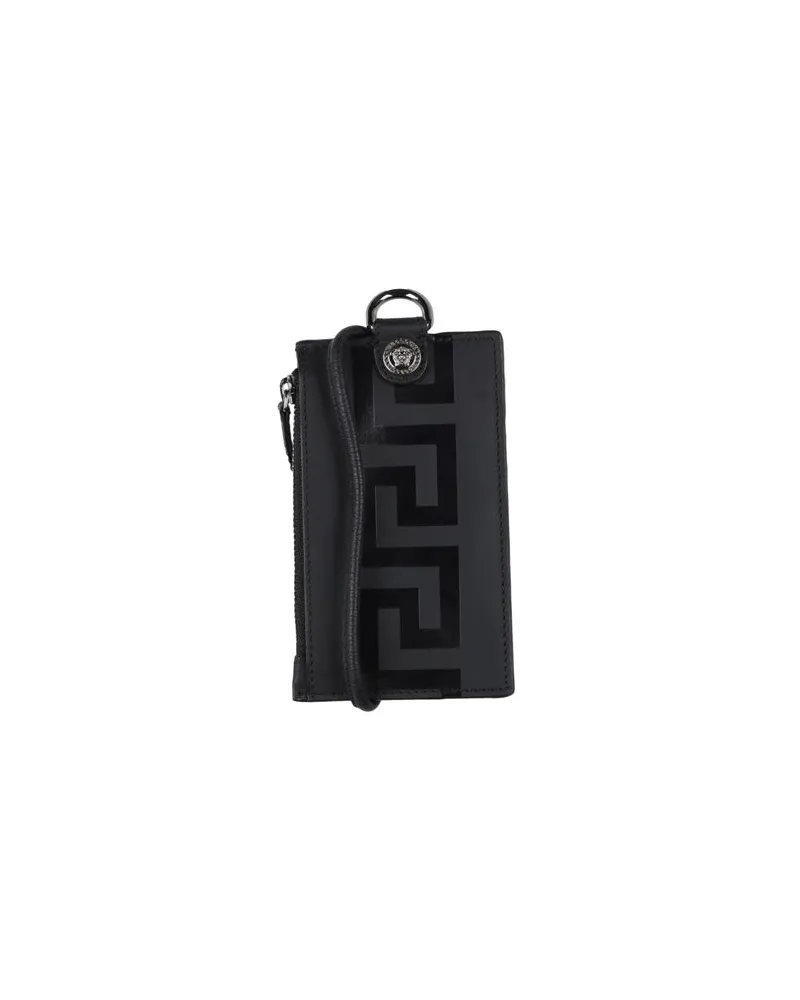 Versace Kleinlederwaren - Dokumentenetuisauf YOOX.COM Schwarz