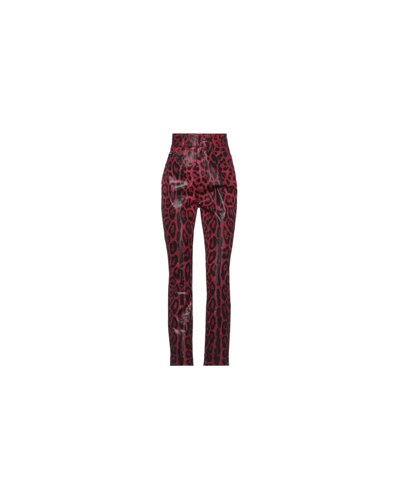 Dolce & Gabbana HOSEN & RÖCKE - Jeanshosenauf YOOX.COM Rot