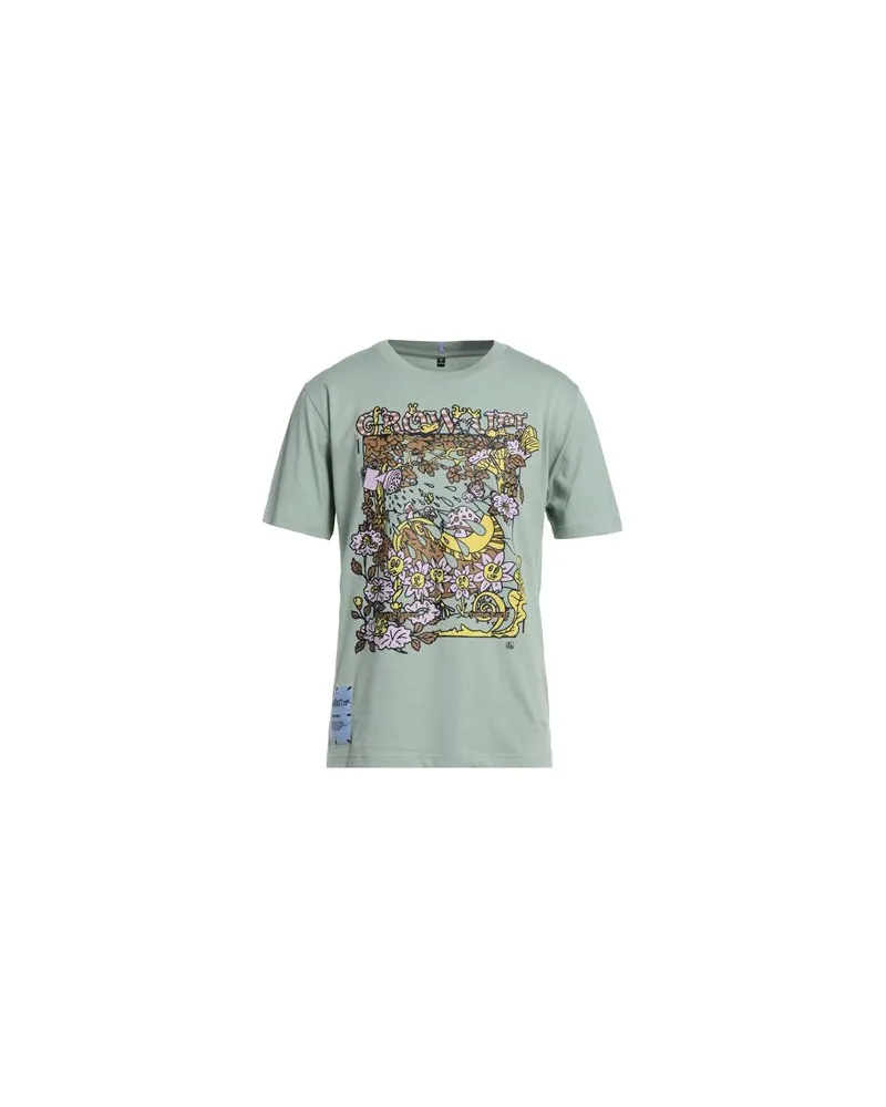McQ BLOCKCHAIN TOKEN - TOPS - T-shirtsauf YOOX.COM Salbeigrün