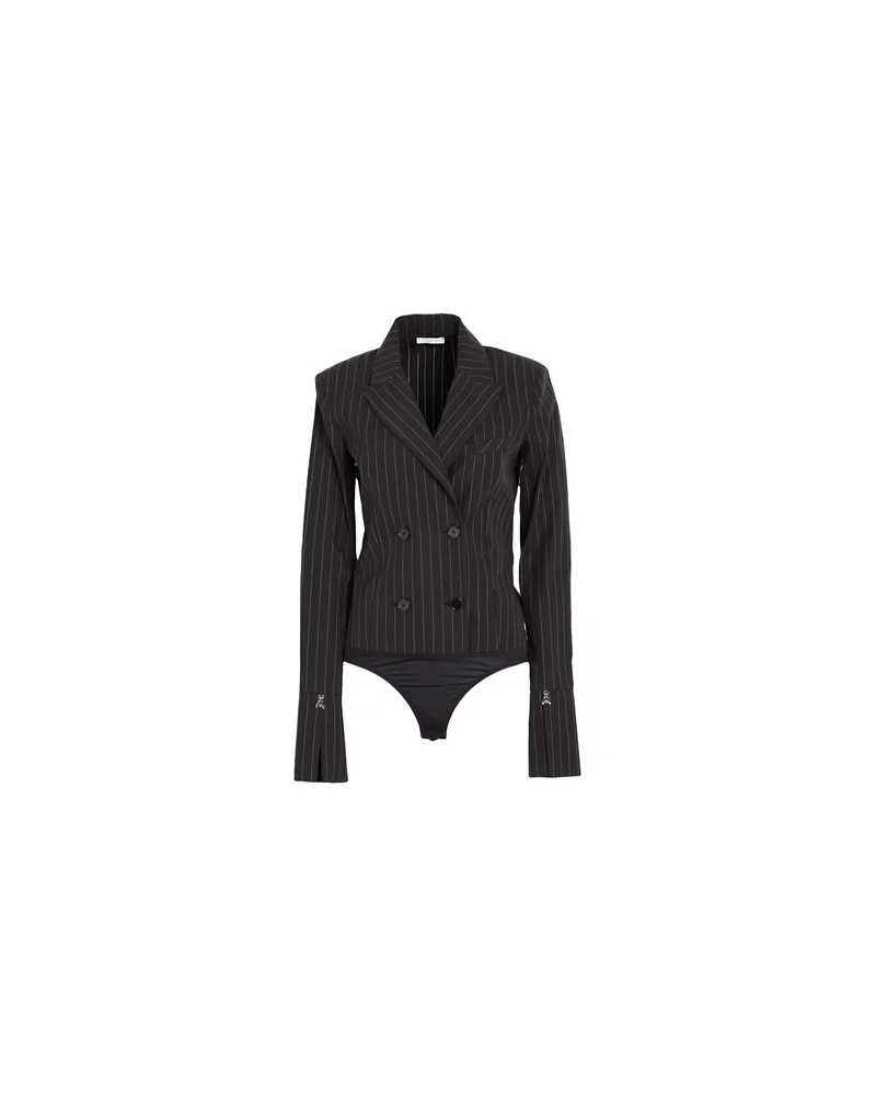 Patrizia Pepe TOPS - Bodysuitsauf YOOX.COM Schwarz