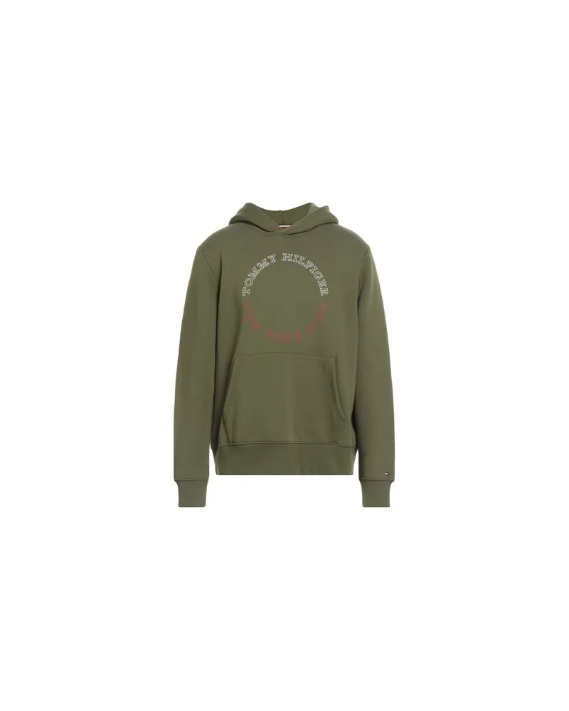Tommy Hilfiger TOPS - Sweatshirtsauf YOOX.COM Militärgrün