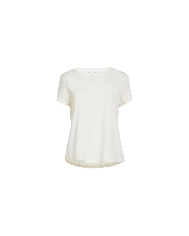 Majestic TOPS - T-shirtsauf YOOX.COM Cremeweiß