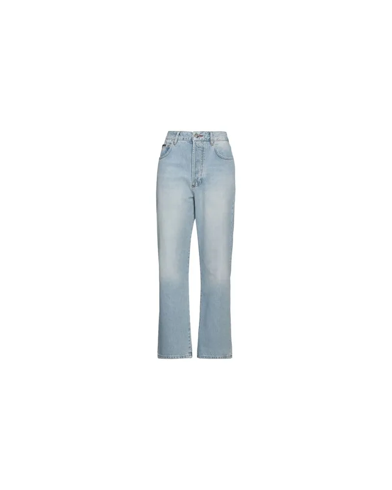 Philipp Plein HOSEN & RÖCKE - Jeanshosenauf YOOX.COM Blau