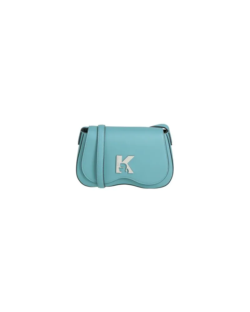 Karl Lagerfeld TASCHEN - Umhängetascheauf YOOX.COM Taubenblau