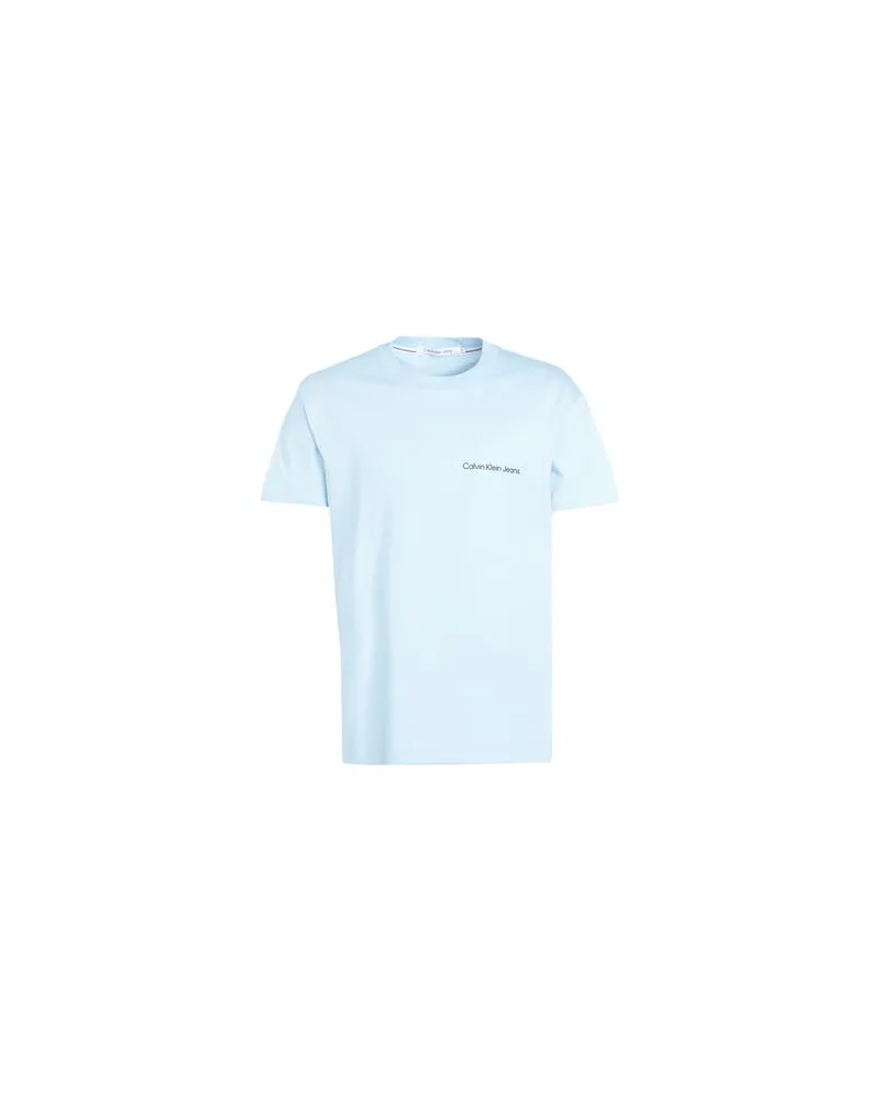 Calvin Klein TOPS - T-shirtsauf YOOX.COM Himmelblau