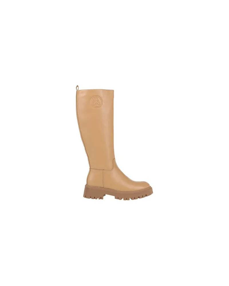 Patrizia Pepe SCHUHE - Stiefelauf YOOX.COM Beige