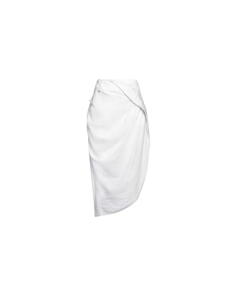Jacquemus HOSEN & RÖCKE - Midi-Röckeauf YOOX.COM Weiß