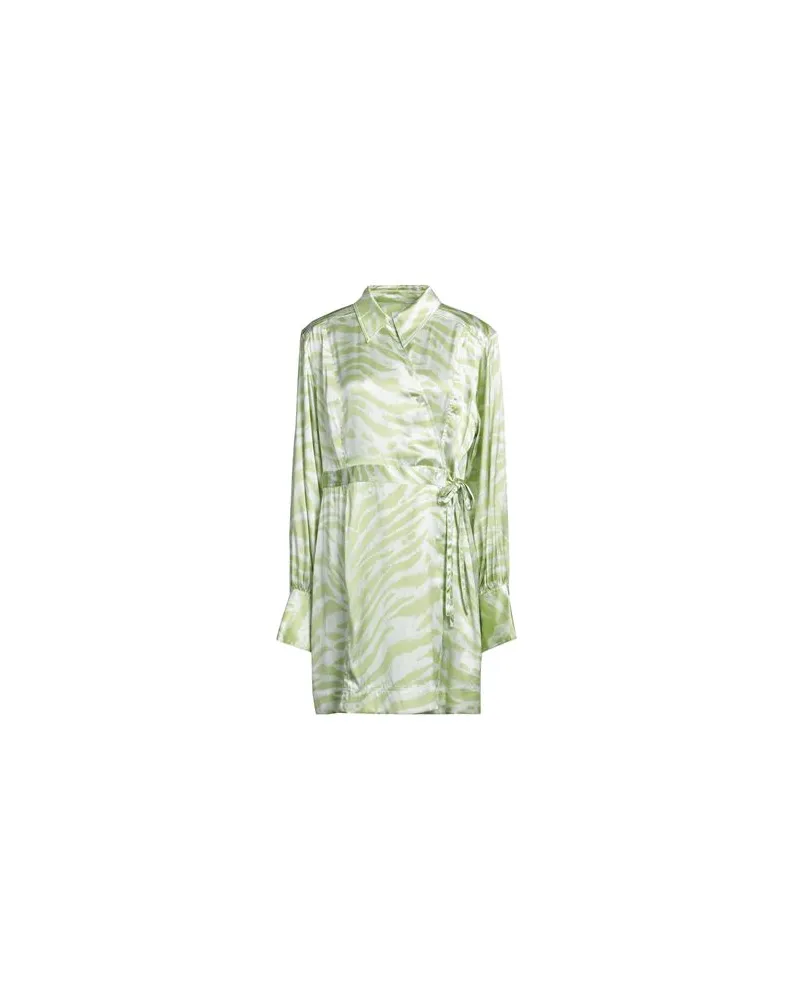Ganni KLEIDER - Mini-Kleiderauf YOOX.COM Limettengrün