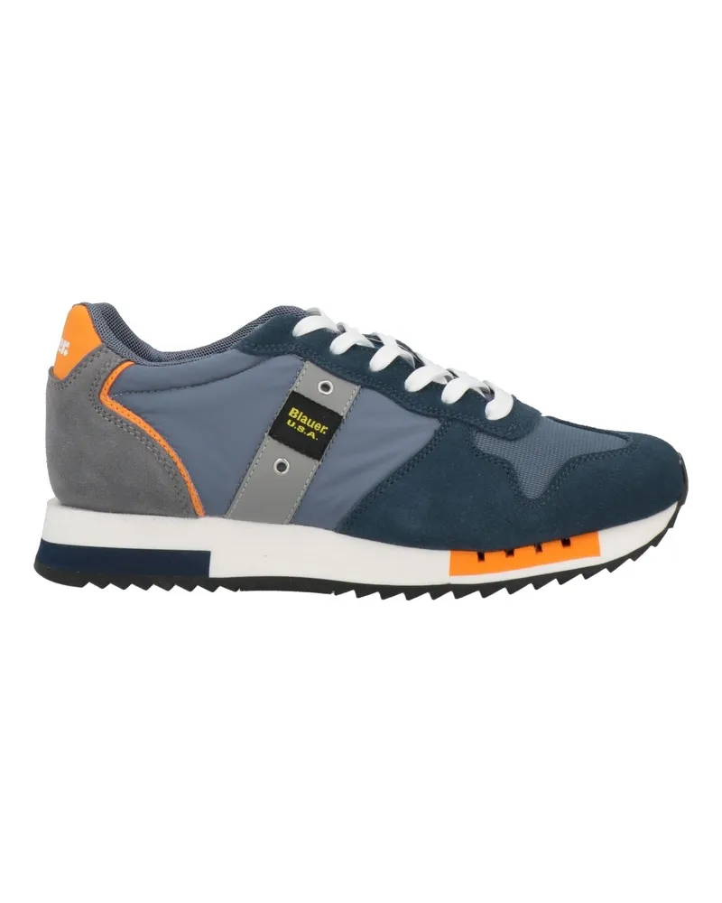 Blauer Sneakers Blau