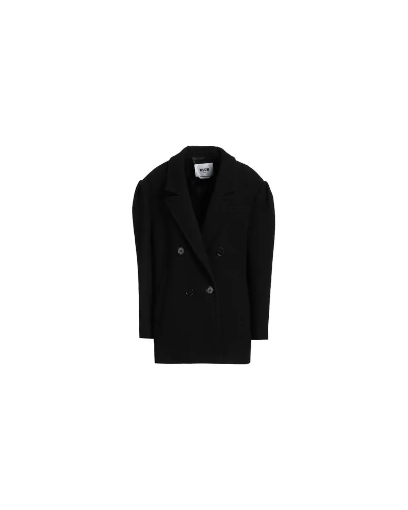 MSGM JACKEN & MÄNTEL - Mäntelauf YOOX.COM Schwarz