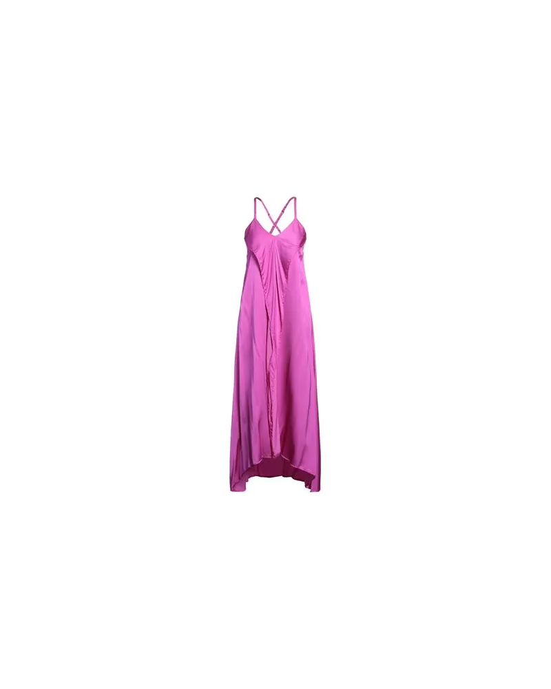 Icona By Kaos KLEIDER - Maxi-Kleiderauf YOOX.COM Fuchsia