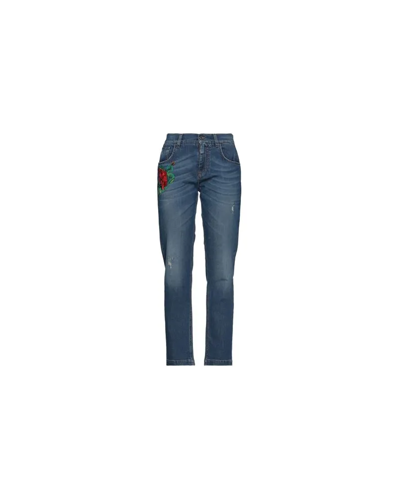 Dolce & Gabbana HOSEN & RÖCKE - Jeanshosenauf YOOX.COM Blau