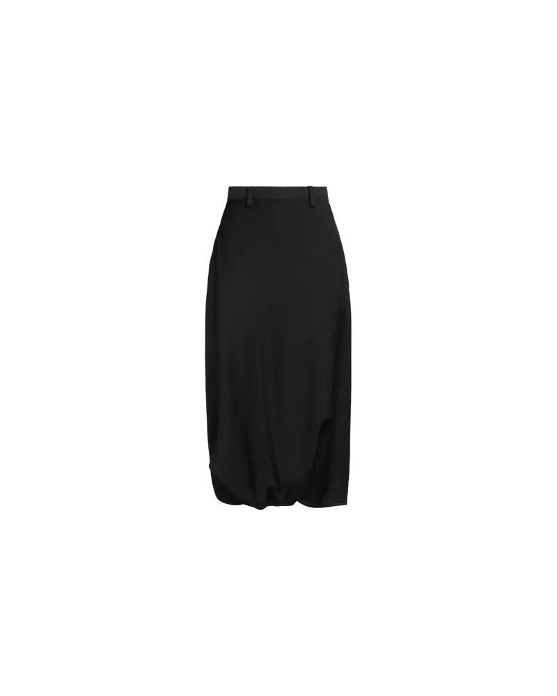 Yohji Yamamoto HOSEN & RÖCKE - Midi-Röckeauf YOOX.COM Schwarz