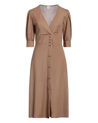 Eleonora Stasi Midi-Kleid Sand