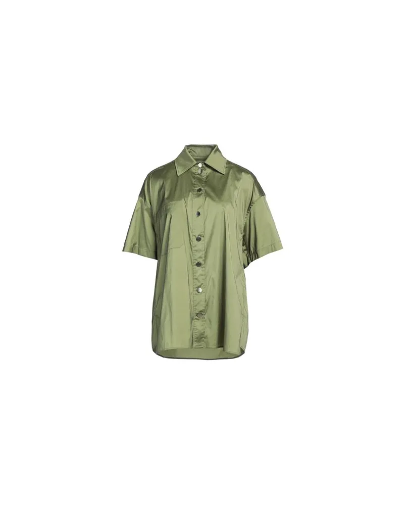 Sandro TOPS - Hemdenauf YOOX.COM Salbeigrün