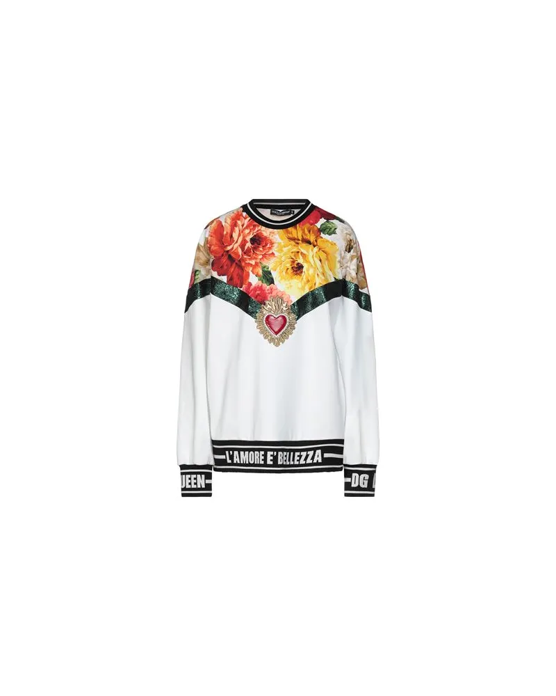 Dolce & Gabbana TOPS - Sweatshirtsauf YOOX.COM Weiß