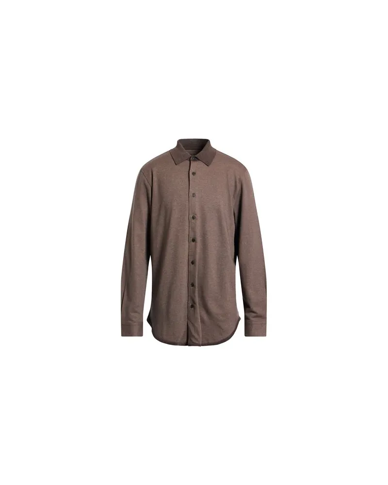 Brioni TOPS - Hemdenauf YOOX.COM Dunkelbraun