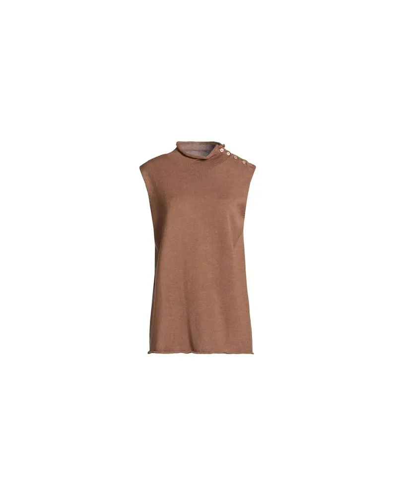 Max Mara STRICKWAREN - Rollkragenpulloverauf YOOX.COM Braun